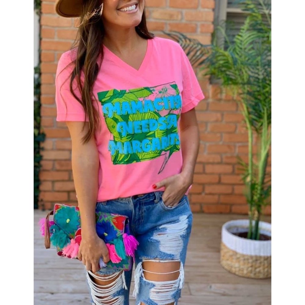 Oliver & Otis Mamacita Needs A Margarita Graphic Tee Shirt